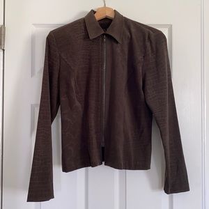 Forest Green Zip-Up Jacket